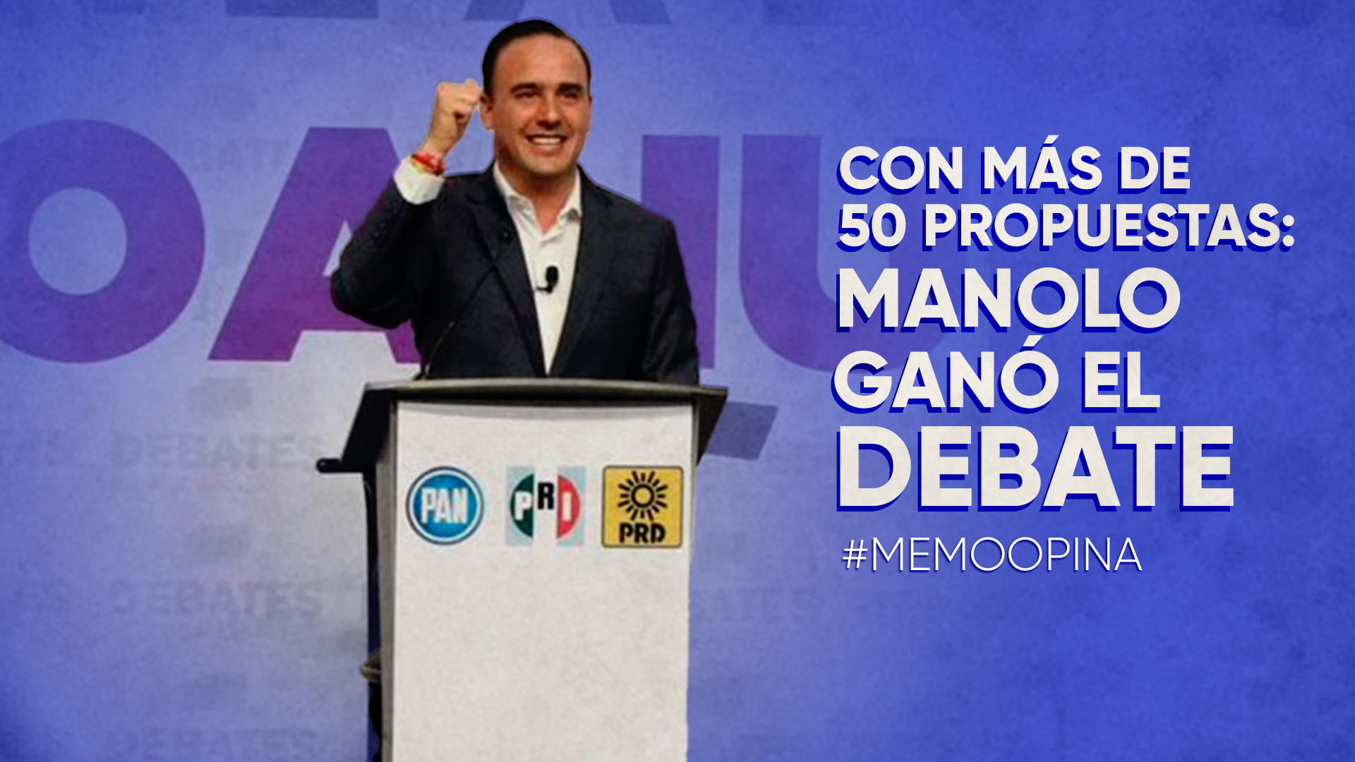 manolo jiménez ganó el debate